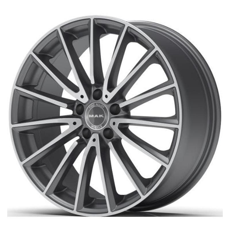 MAK Komet 7.5x17 5*112 ET48 DIA66.6 Gunmetal Mirror Face Литой