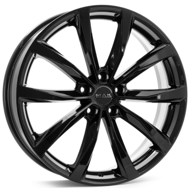 MAK Wolf 7x17 5*114.3 ET40 DIA76.1 Gloss Black Литой