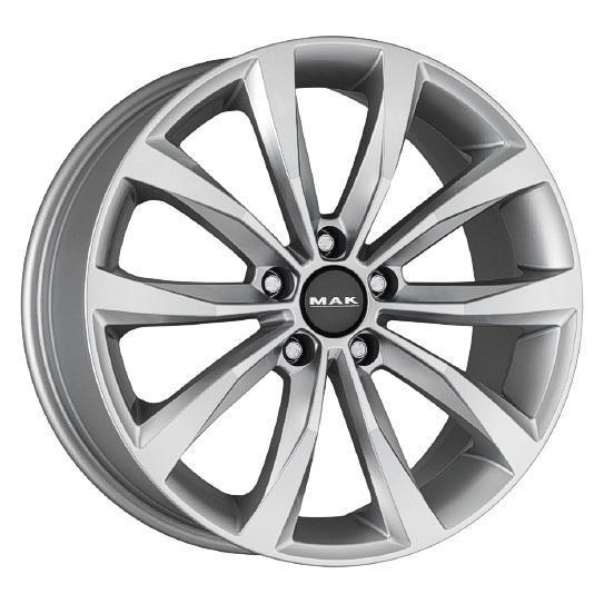 MAK Wolf 6.5x16 5*114.3 ET40 DIA76.1 Silver Литой