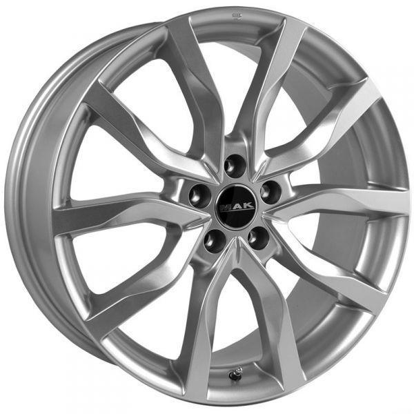 MAK Highlands 7x17 5*108 ET45 DIA63.3 Silver Литой